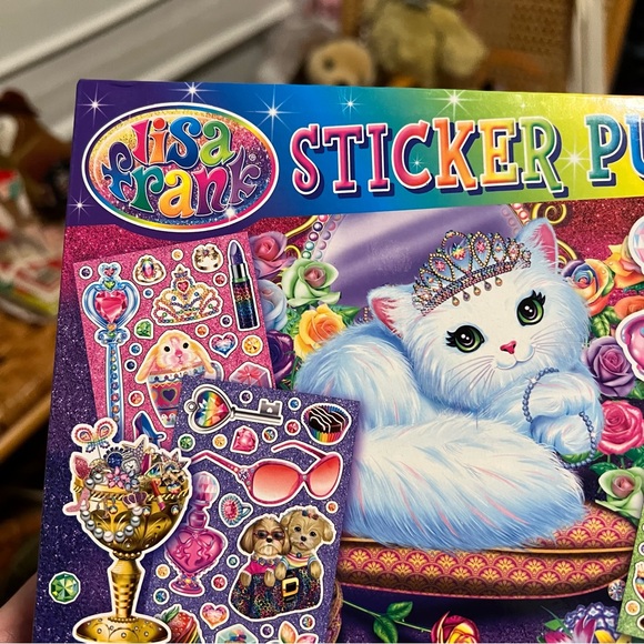 Sealed 2015 Lisa Frank Cat Puzzle & Sticker Set - Picture 2 of 5